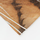 Couverture Polaire Aquarelle Portrait d'un petit tigre (Coin)