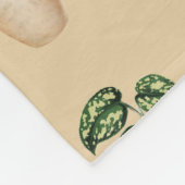 Couverture Polaire Aquarelle Poted Plante Terracotta Nom des pots (Coin)