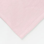 Couverture Polaire Aquarelle Preppy Rose En vichy Bow (Coin)