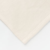 Couverture Polaire Aquarelle Rainbow Monogramme personnalisé (Coin)