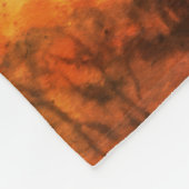 Couverture Polaire Aquarelle Rétro de Haystack Rock (Coin)