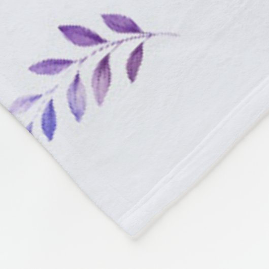 Couverture Polaire Aquarelle Roses 31 (Coin)