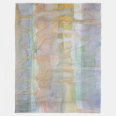 Couverture Polaire Aquarelle Rustique (Devant)