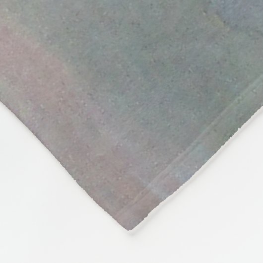 Couverture Polaire Aquarelle Rustique (Coin)