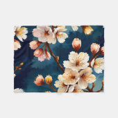 Couverture Polaire Aquarelle Sakura Dreams (Devant (Horizontal))