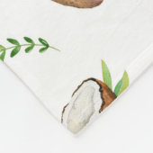 Couverture Polaire Aquarelle Singes soyeux (Coin)