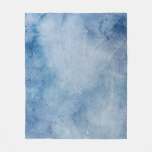 Couverture Polaire Aquarelle texture peinture arrière - plan