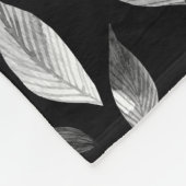 Couverture Polaire Aquarelle tombée feuille 9 (Coin)