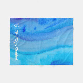 Couverture Polaire Aquarelle torse pivotant Shabbat