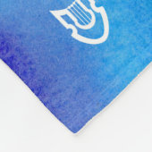 Couverture Polaire Aquarelle torse pivotant Shabbat (Coin)