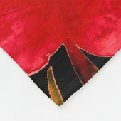 Couverture Polaire Aquarelle transparente motif avec simple dessiné à (Coin)