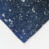 Couverture Polaire Aquarelle Universe de l'espace galaxique violet (Coin)