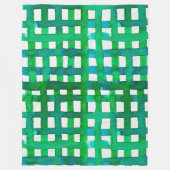 Couverture Polaire Aquarelle - vert (Devant)