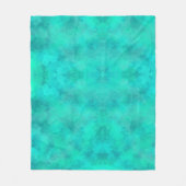 Couverture Polaire Aquarelle vert ressort (Devant)