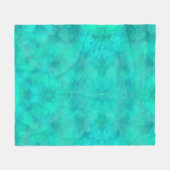 Couverture Polaire Aquarelle vert ressort (Devant (Horizontal))