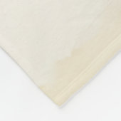 Couverture Polaire Aquarelle violette Tan Fleur de Lis (Coin)