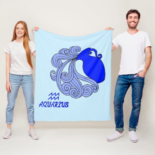 Couverture Polaire Aquarius Fleece Blanche (En situation)