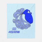 Couverture Polaire Aquarius Fleece Blanche (Devant)