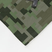 Couverture Polaire Aquarius Ouvrir une session en camo numérique vert (Coin)