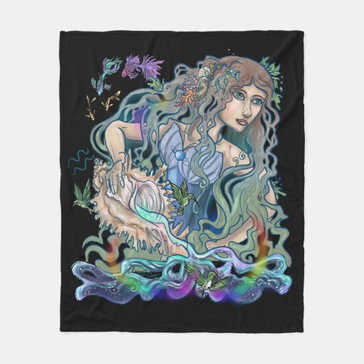 Couverture Polaire Aquarius Zodiac (Devant)