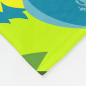 Couverture Polaire Ara jaune et bleu (Coin)