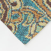 Couverture Polaire Arabesque Fabric Paisley Oriental Design (Coin)