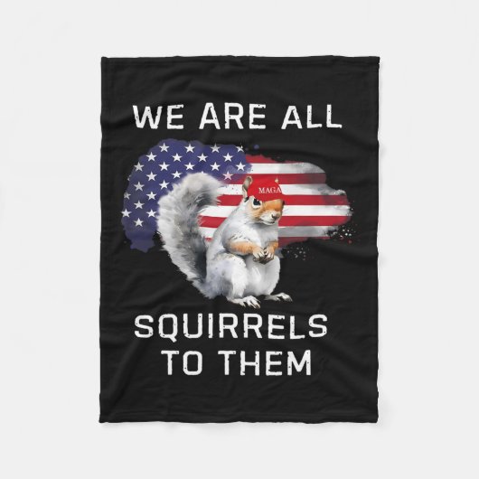 Couverture Polaire Arachide L'Écureuil - Justice Pour Le Méga D'Arach (Devant)