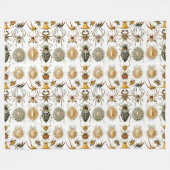 Couverture Polaire Arachnides par Haeckel illustration vintage d'arai (Devant (Horizontal))