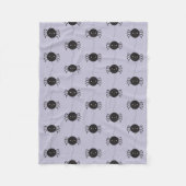 Couverture Polaire Araignées d'Halloween de Kawaii (Devant)