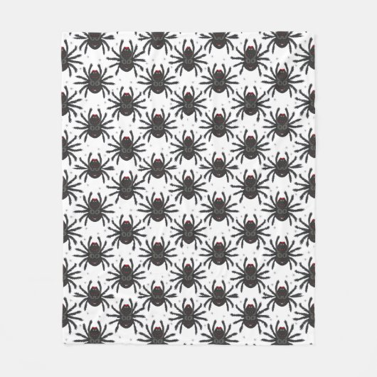 Couverture Polaire Araignées monstres (Devant)
