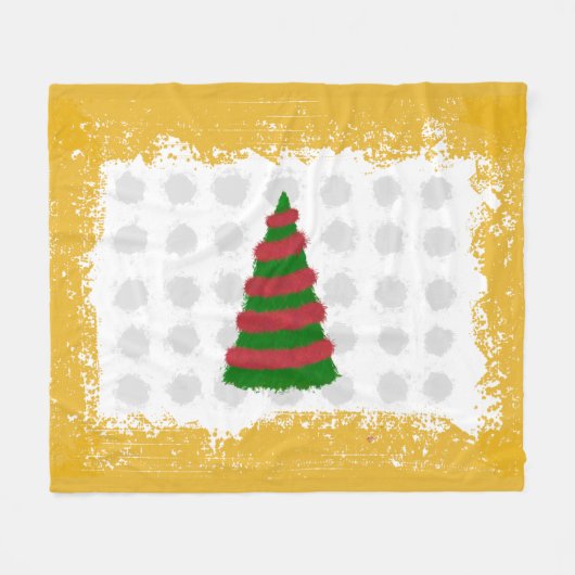 Couverture Polaire Arbre de Noël (Devant (Horizontal))