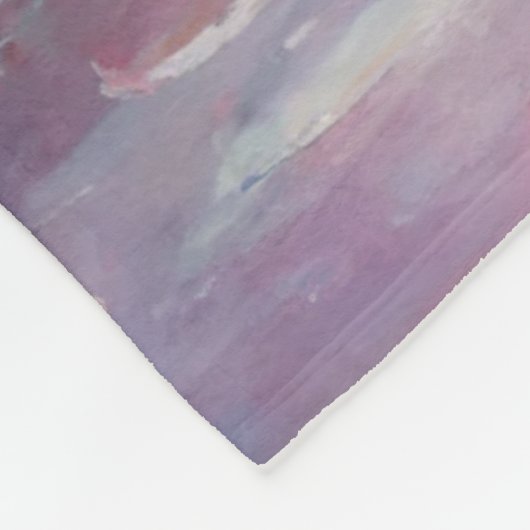 Couverture Polaire Arbre de Noël Abstrait | Conception du pastel à l' (Coin)