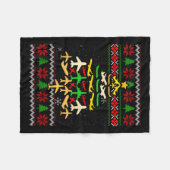 Couverture Polaire Arbre de Noël de l'avion vilain Noël décorati (Devant (Horizontal))