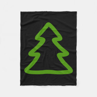 Couverture Polaire Arbre de Noël simple