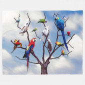 COUVERTURE POLAIRE ARBRE DE PARROT (Devant (Horizontal))