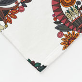 Couverture Polaire arbre de vie blanc (Coin)