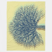 Couverture Polaire Arbre d'hiver (Devant)