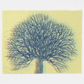 Couverture Polaire Arbre d'hiver (Devant (Horizontal))
