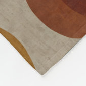 Couverture Polaire Arbre et feuille automnaux (Coin)