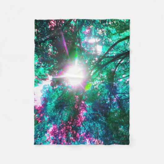 Couverture Polaire Arbre lumineux supérieur (Devant)