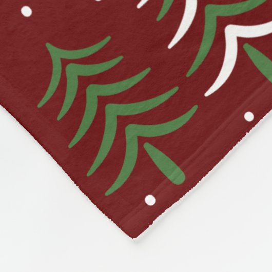 Couverture Polaire Arbres (Coin)