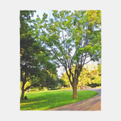 Couverture Polaire Arbres Dans Le Parc D'Ottawa. Commandez dès mainte (Devant)