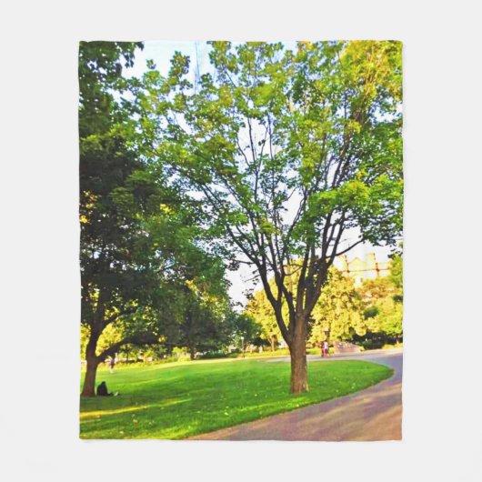 Couverture Polaire Arbres Dans Le Parc D'Ottawa. Commandez dès mainte (Devant)