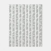 Couverture Polaire Arbres d'Aspen modernes (Devant)