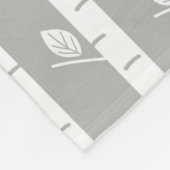 Couverture Polaire Arbres d'Aspen modernes (Coin)