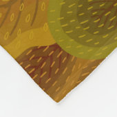 Couverture Polaire Arbres d'automne colorés modernes (Coin)