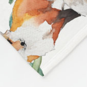 Couverture Polaire Arbres de guirlande et de bouleau de Fox de (Coin)