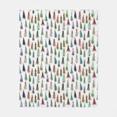 Couverture Polaire Arbres de Noël (Devant)