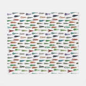 Couverture Polaire Arbres de Noël (Devant (Horizontal))