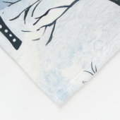 Couverture Polaire Arbres de Noël Blue White Mountain (Coin)